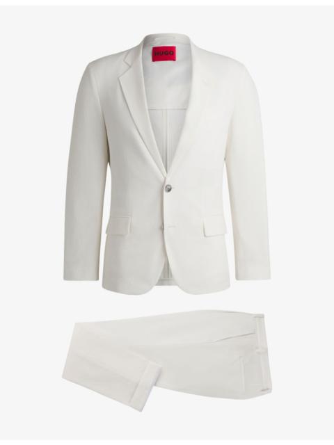 Slim-Fit Single-Breasted Woven Suit