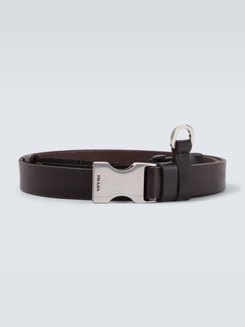 Leather belt