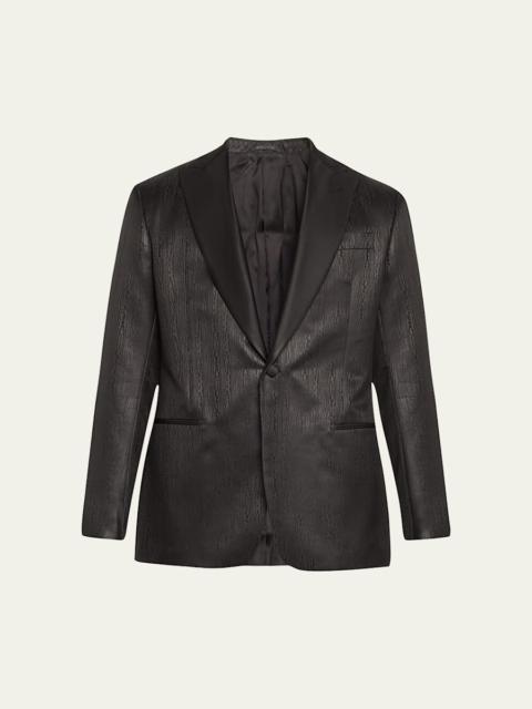 Men's Tonal Jacquard Dinner Jacket