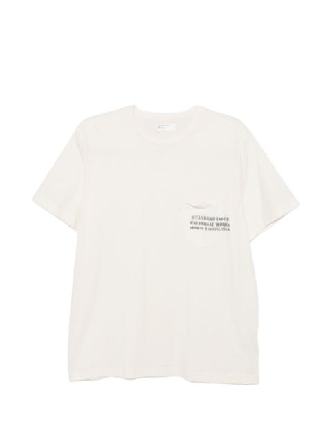 logo-detail pocket T-shirt