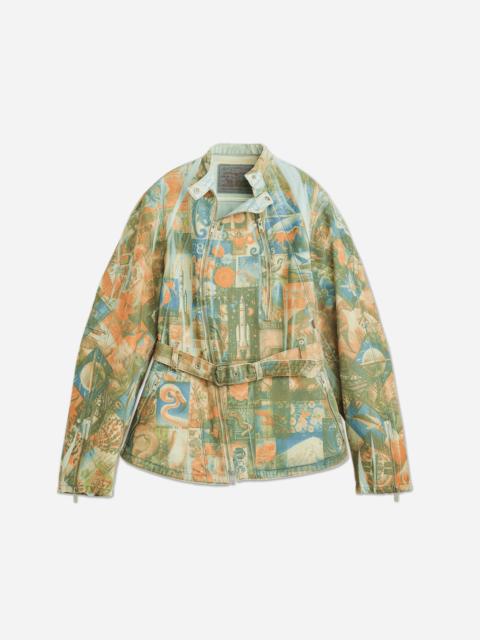 Women's Levi’s Carina Waisted Jacket Postal Stamp Print