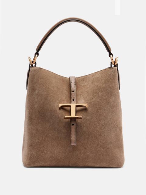 T Timeless suede tote bag