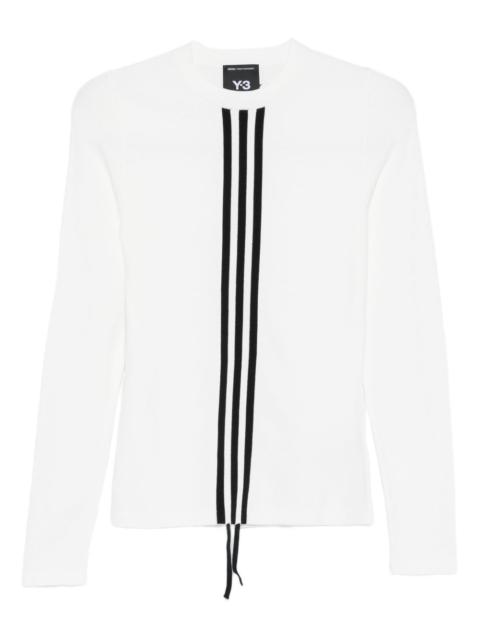 stripe-detail long-sleeve T-shirt