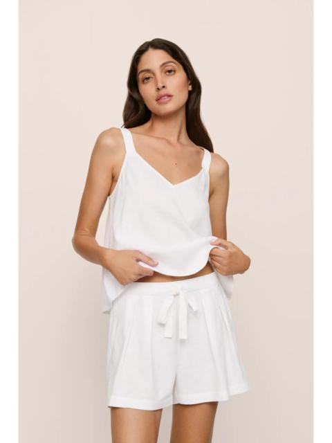 Linen Blend Relaxed Short