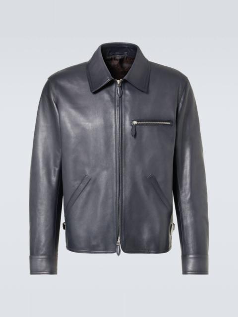 Patina 1 Jour leather blouson