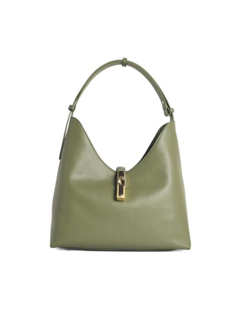 Goccia leather shoulder bag