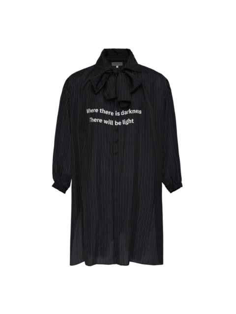 Message Scarf Blouse