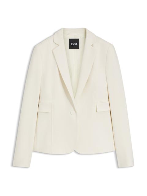 SLIM-FIT BLAZER WITH ANGLED DARTS