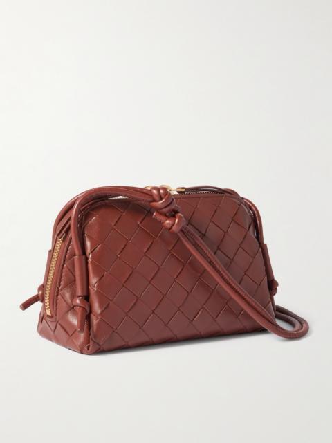 Concert Pouch Intrecciato Leather Shoulder Bag