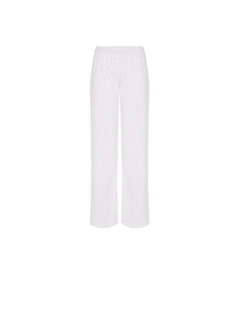 The Pant: Cotton Jersey White