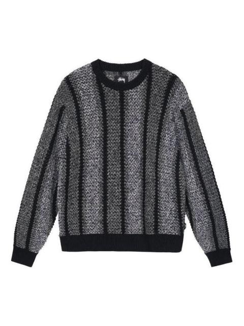 Stussy Baja Loose Gauge Sweater 'Grey' 117148