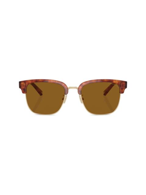 Workmark Retro logo-print sunglasses