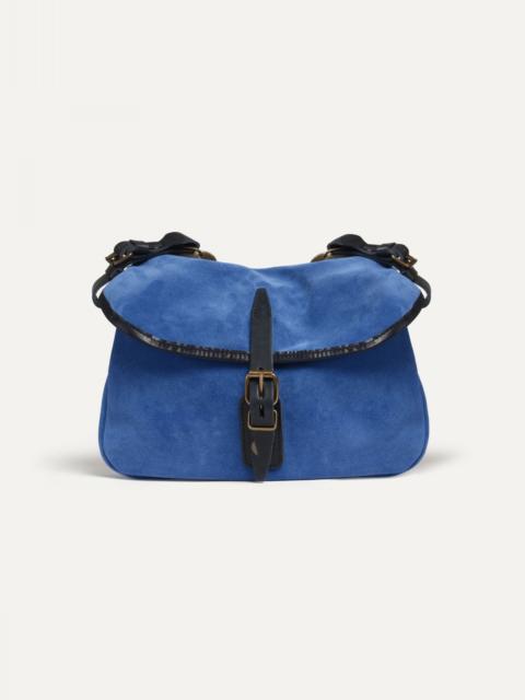 MUSETTE XS FISHERMAN'S BAG / SUEDE  -  AGATE BLUE