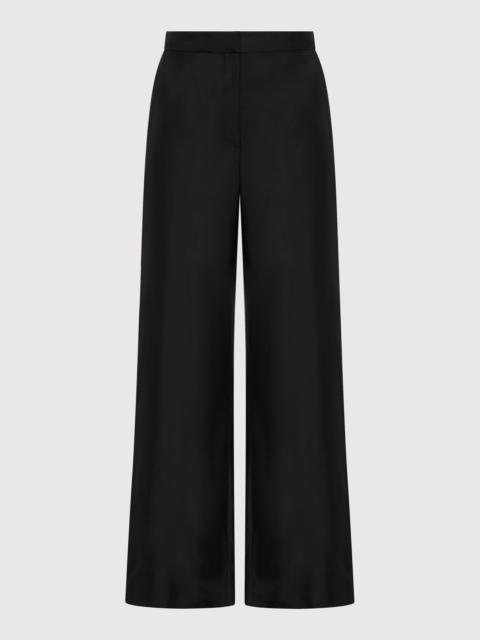 Silk Twill Pants - Black