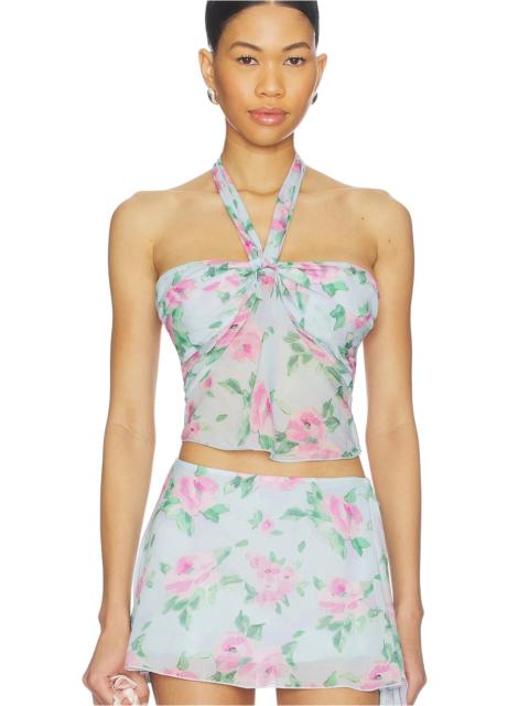 Maribel Chiffon Halter Top