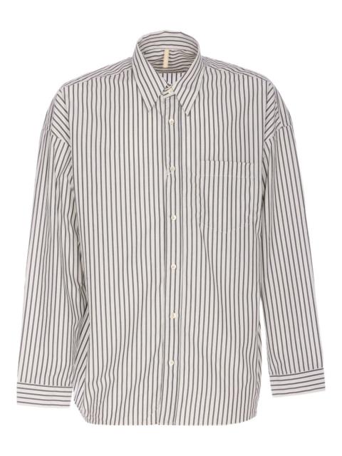 striped pocket shirt