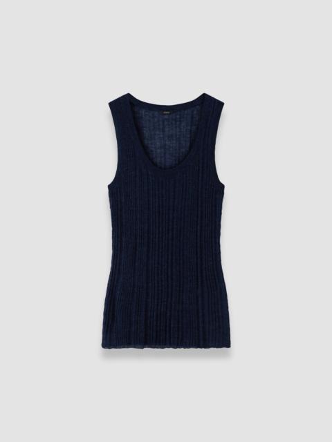 Ycaza Sheer Wool Rib Vest