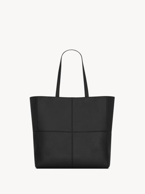 SAINT LAURENT PARIS 4 CARRÉ TOTE IN LEATHER