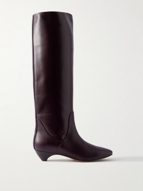 Allegra Leather Knee Boots