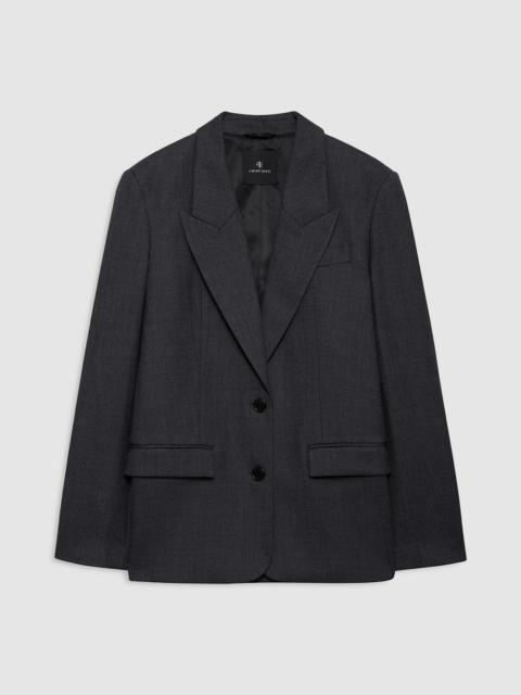 Ross Single-Breasted Blazer - Dark Heather Grey