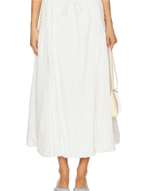 Agatha Puff Midi Skirt