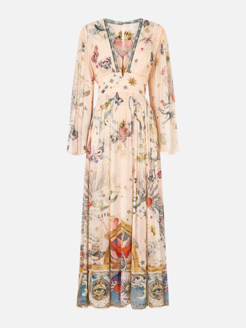 HARDWARE DETAIL LONG SLEEVE DRESS