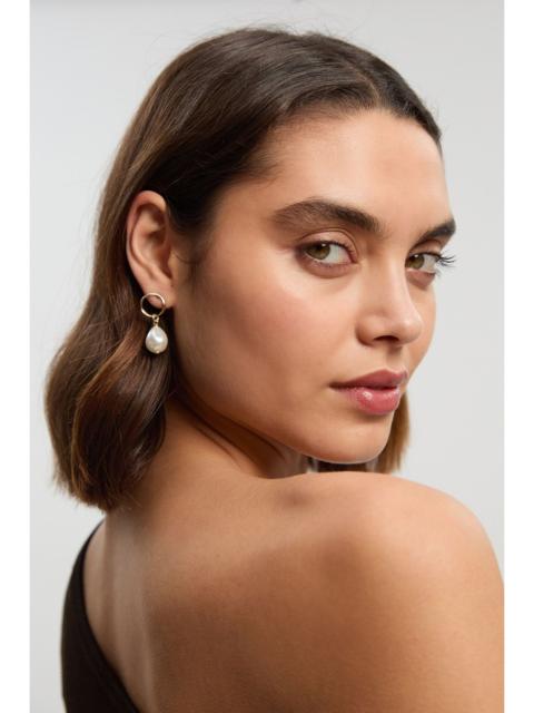 Modern Pearl Earrings