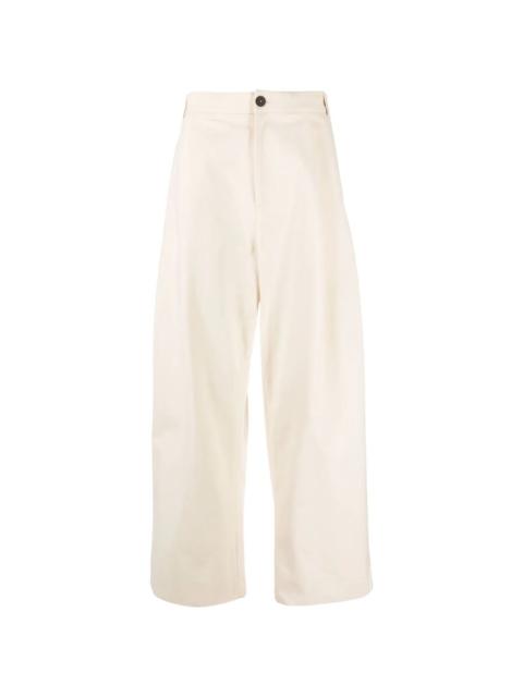 Sorte wide-leg pleated trousers