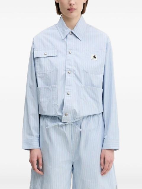 Nota Shirt stripe-pattern jacket