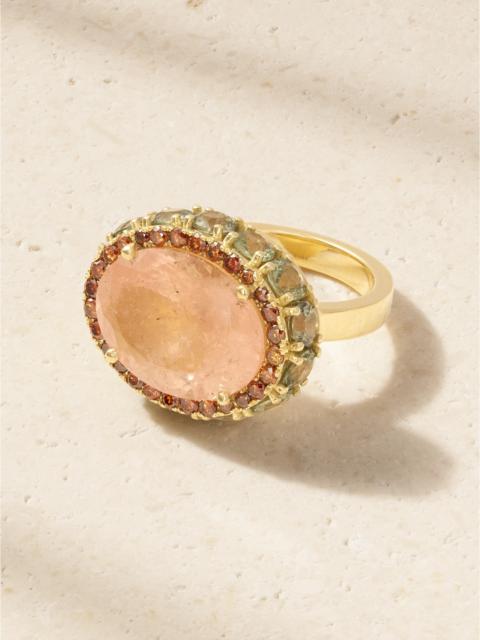 One Of A Kind 18-karat Gold Multi-stone Ring