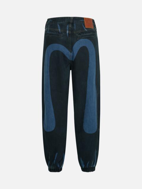 OVERDYE DAICOCK WIDE-LEG DENIM JOGGERS