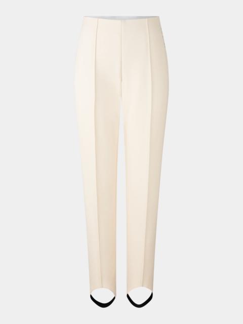 Elaine softshell stirrup pants in Cream