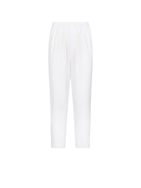 HERRINGBONE STRIPE PLEATED LOUNGE PANT