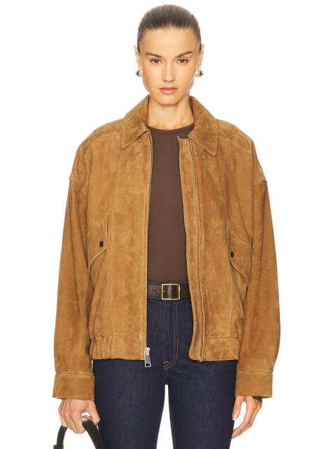 Wren Suede Bomber