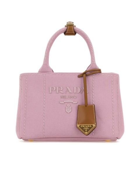 Prada Jardinière mini linen blend bag