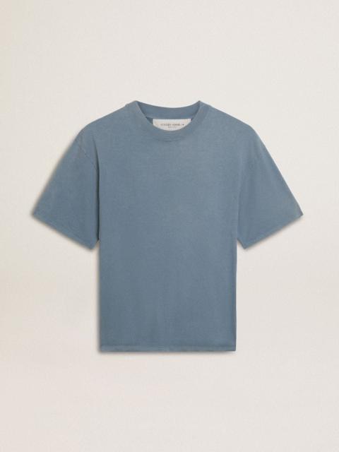 Baby blue T-shirt with reverse logo on the back - Jersey Capsule