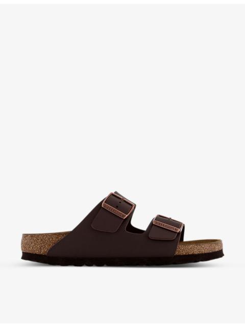 Arizona two-strap faux-leather sandals