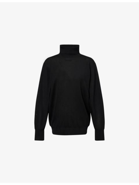 Turtleneck Relaxed-Fit Wool Jumper
