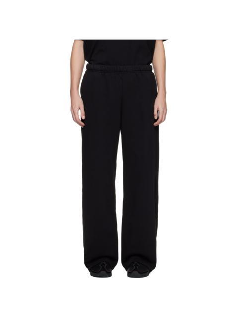 Black Heavyweight Party Sweatpants