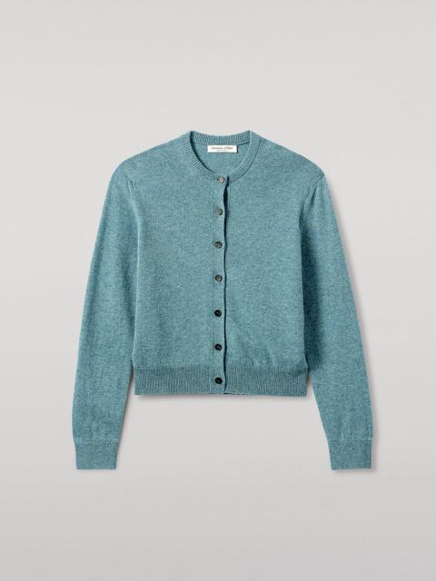 Classic Cashmere Green Cardigan