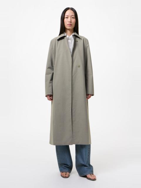 Capital Coat Frost Moss Check Membrane Wool