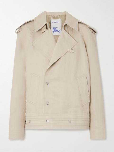 Canvas Trench Coat