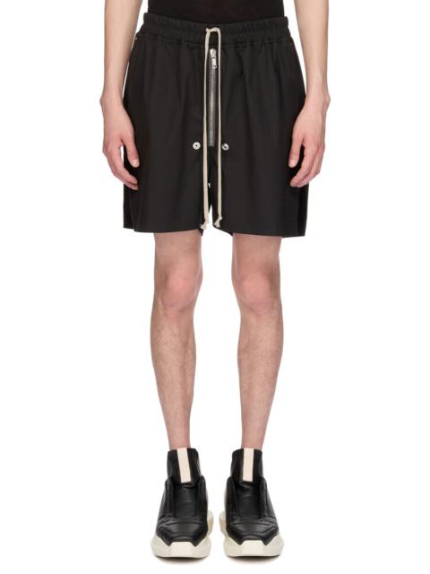 zip drawstring shorts