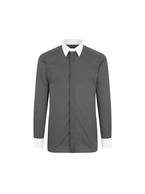 DIAMOND PRINT COTTON CLASSIC FIT SHIRT