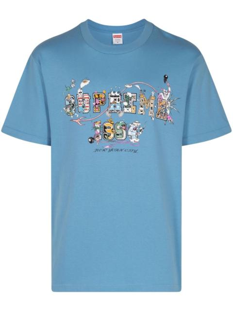 varsity cotton T-shirt