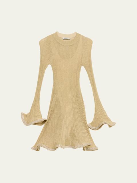 Zelda Embellished Knit Mini Dress