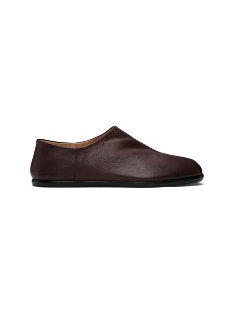 Brown Tabi Babouche Loafers