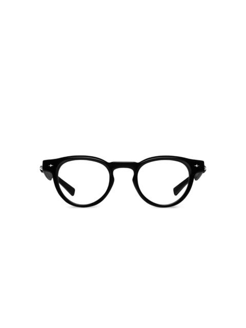 acetate frame round glasses