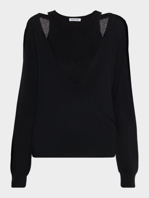 Lolasee Layered Knit Top