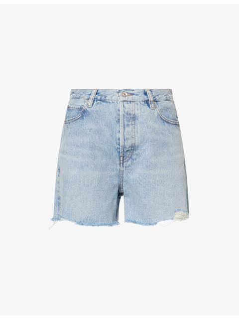 The Everyday High-Rise Denim Shorts